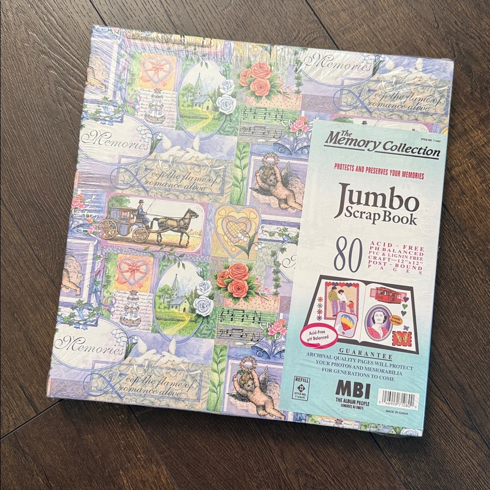 Memory Collection Jumbo Scrapbook - VINTAGE - Rare Design - Gilmore girl vibes